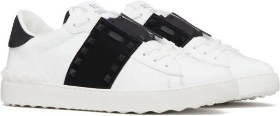 Valentino Garavani Rockstud Untitled leather sneakers White