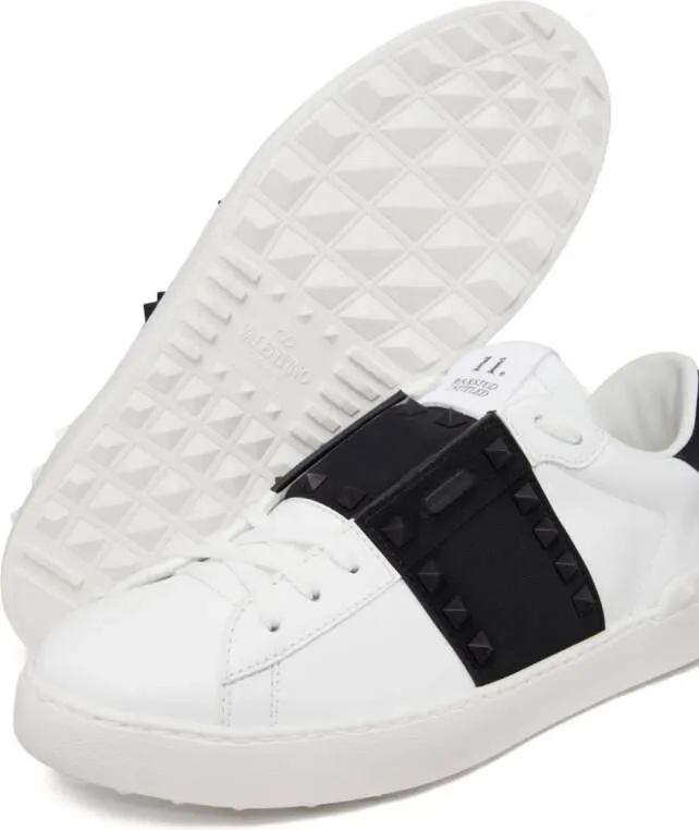 Valentino Garavani Rockstud Untitled leather sneakers White