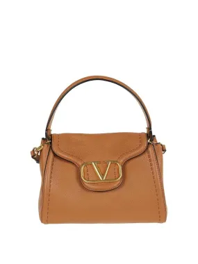 Valentino Garavani Top Handle Bag  Alltime Antique Brass Logo