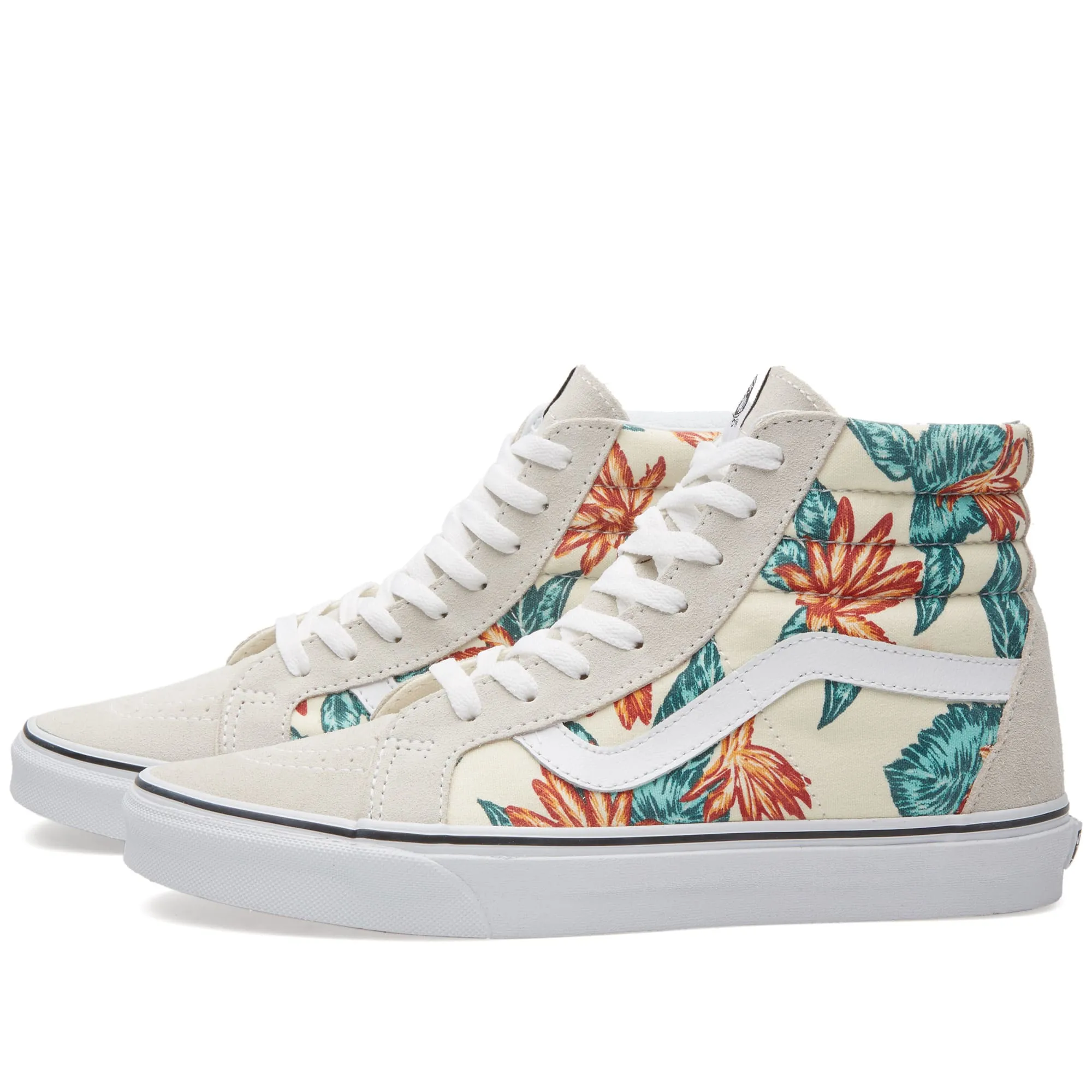 Vans Sk8-Hi Reissue Vintage AlohaClassic White & True White