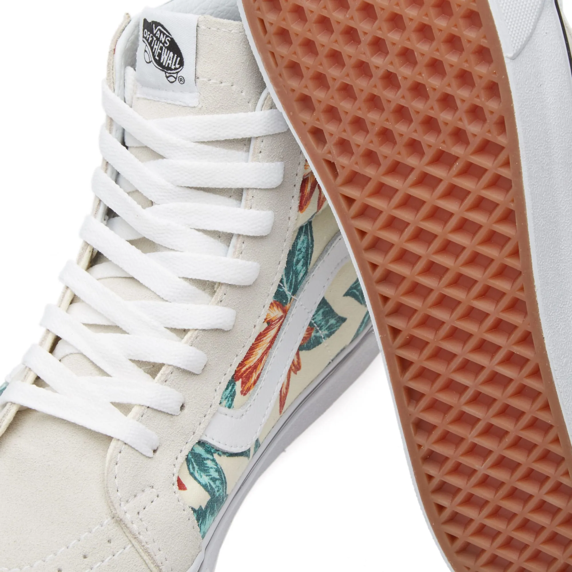 Vans Sk8-Hi Reissue Vintage AlohaClassic White & True White