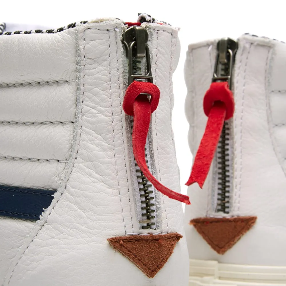 Vans Sk8-Hi Zip CATrue White Varsity Stripe