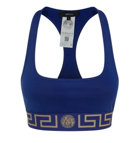 Versace Medusa Logo Band Sports Bra