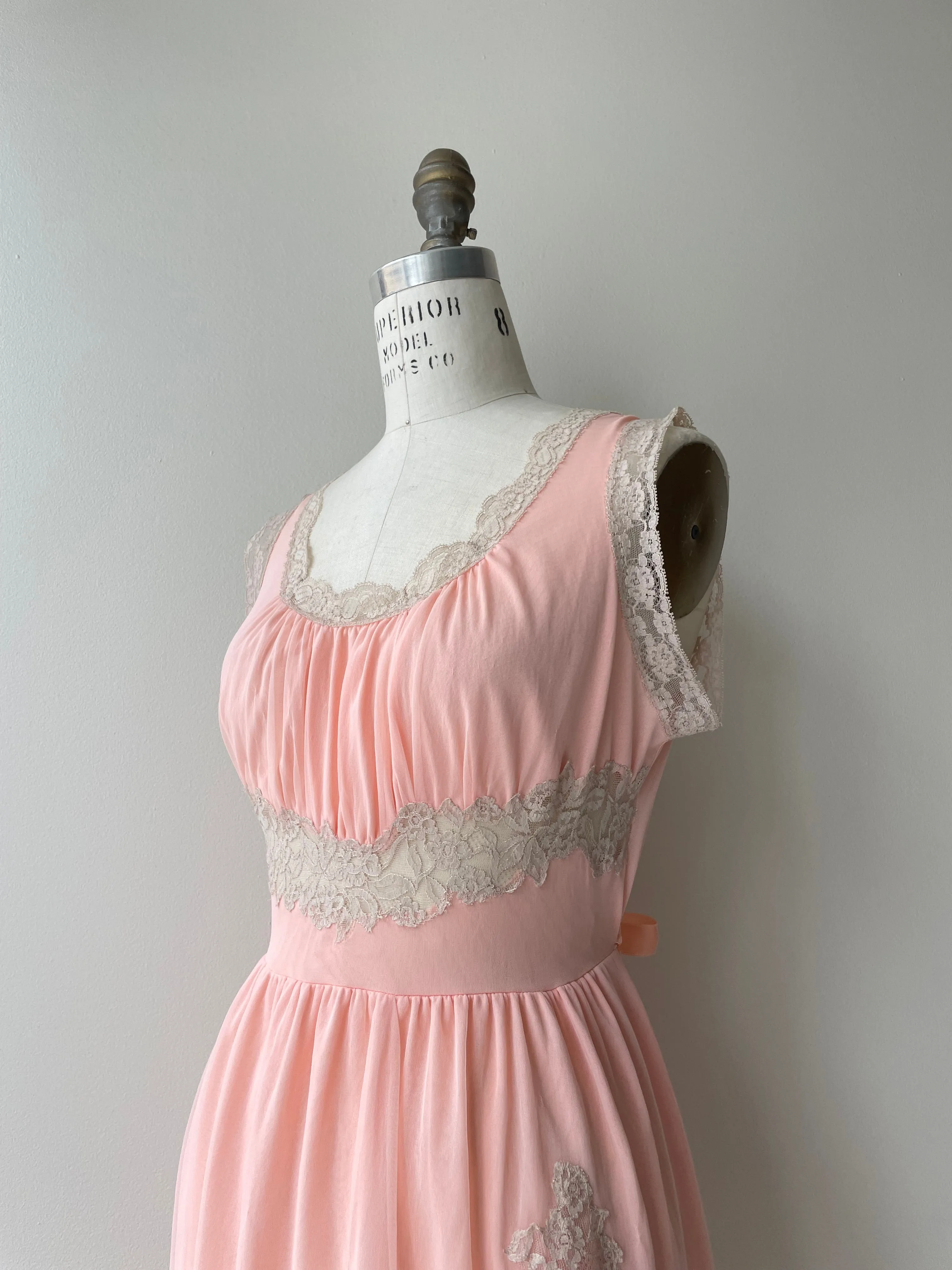 Vintage 1960s Lisle Nightgown