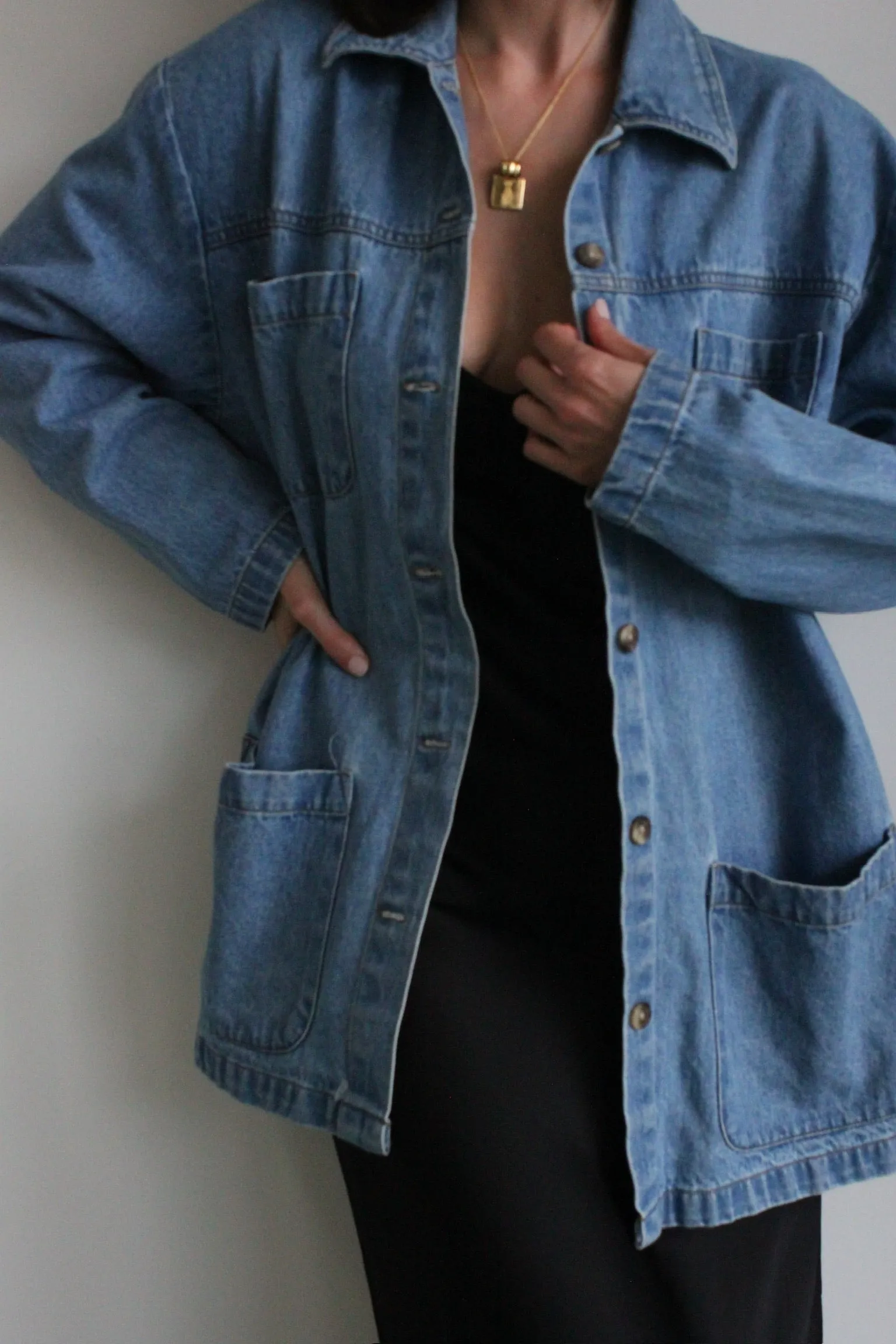 Vintage Denim Chore Jacket