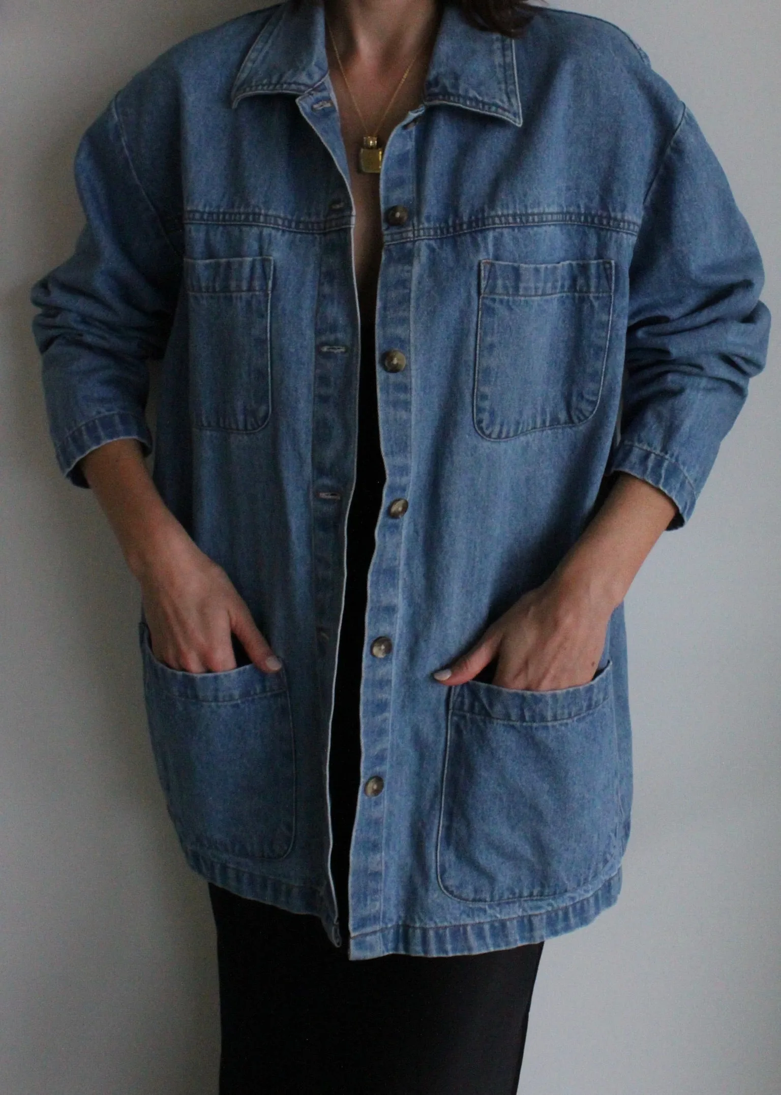 Vintage Denim Chore Jacket