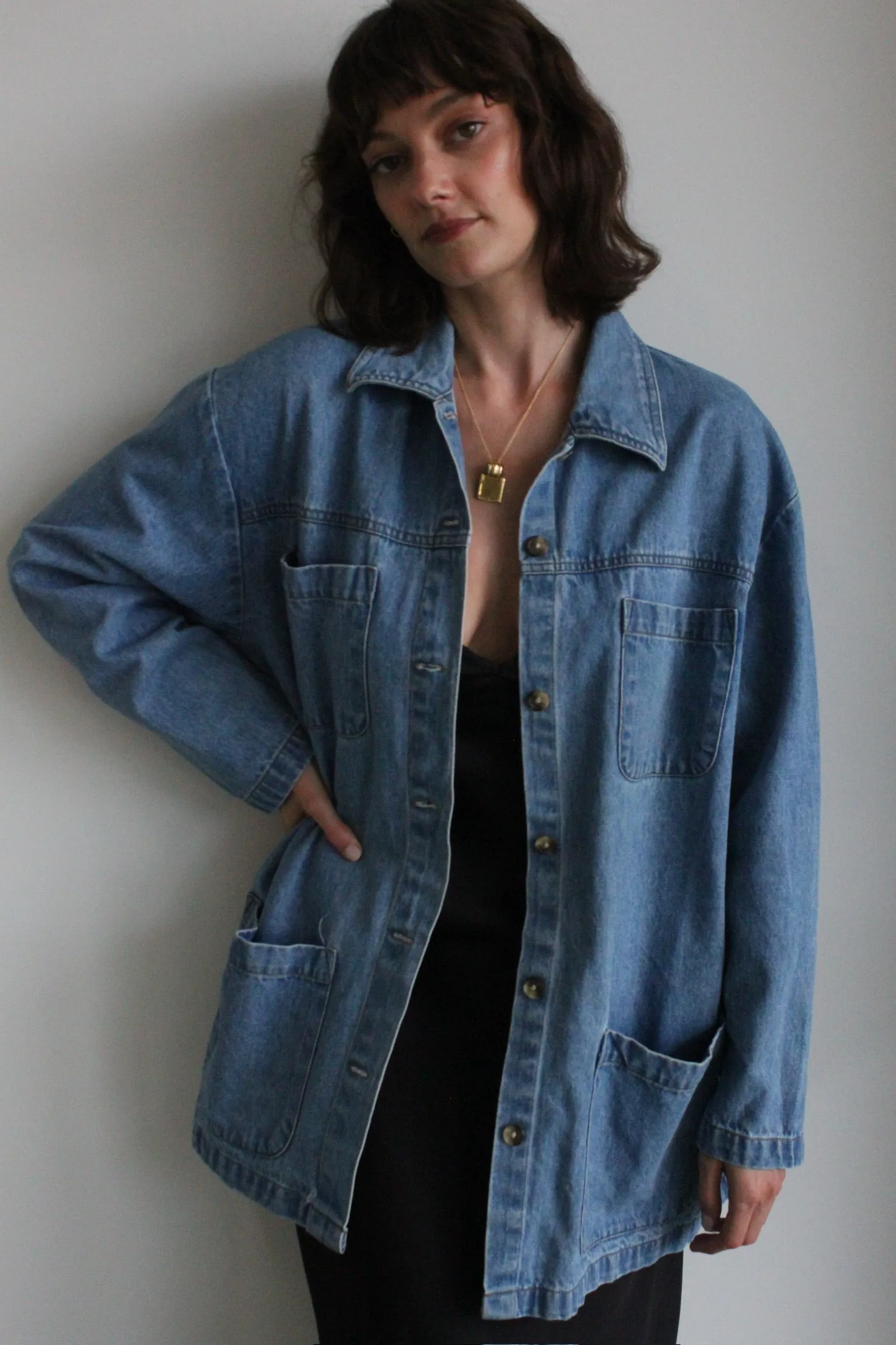 Vintage Denim Chore Jacket