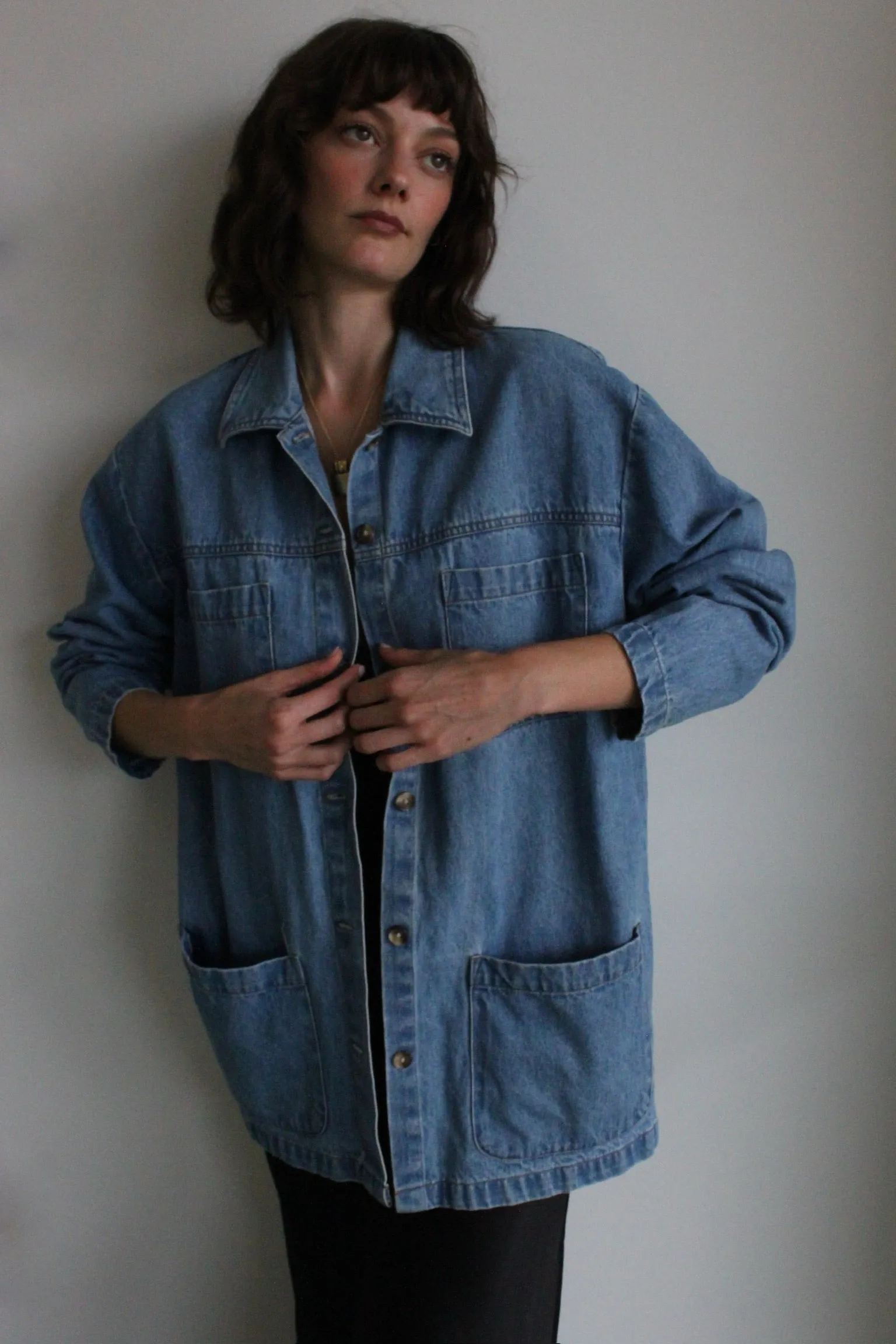 Vintage Denim Chore Jacket