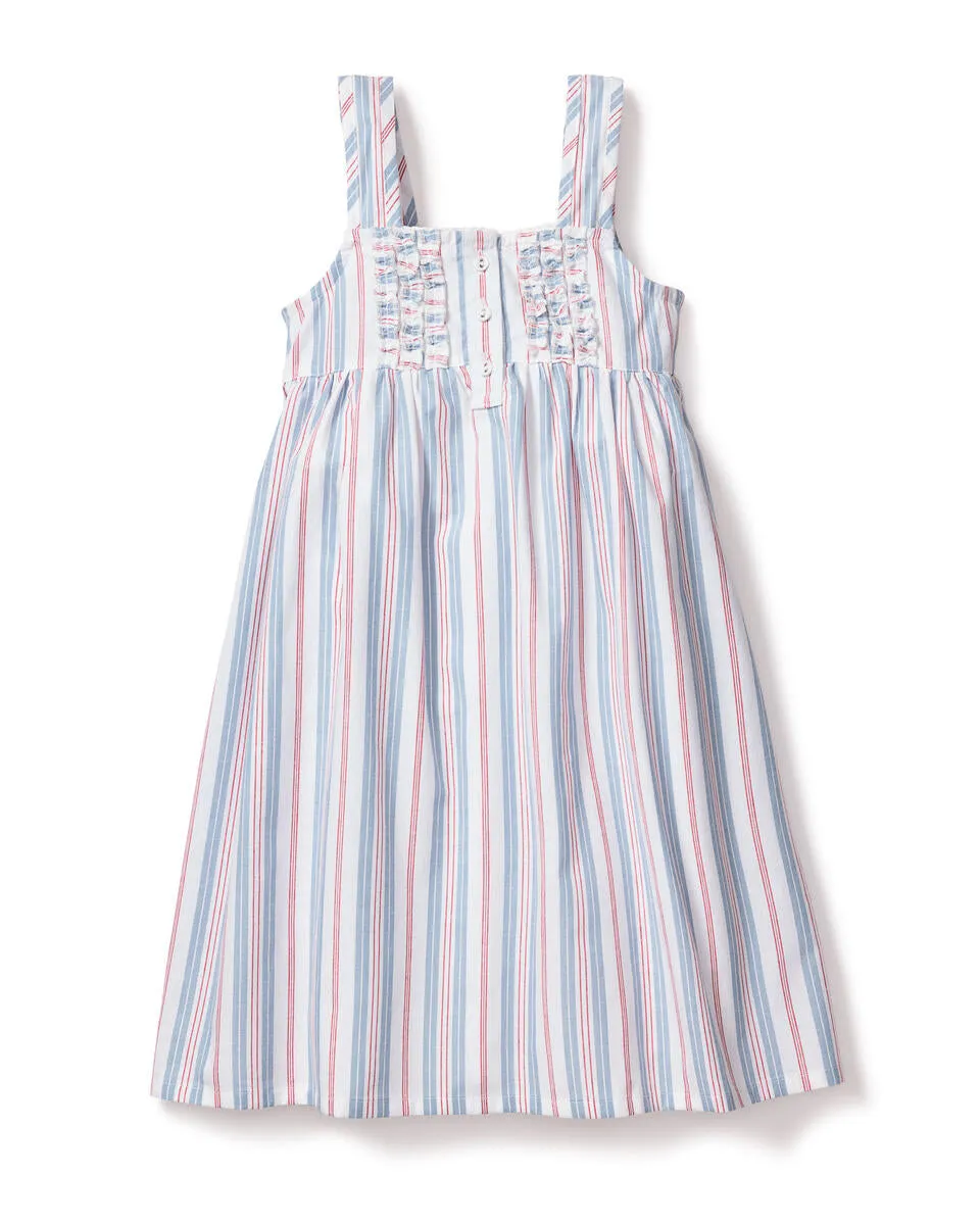 Vintage French Stripes Charlotte Nightgown