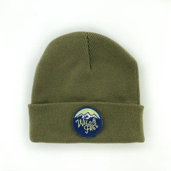 Wild & Free Evergreen Beanie