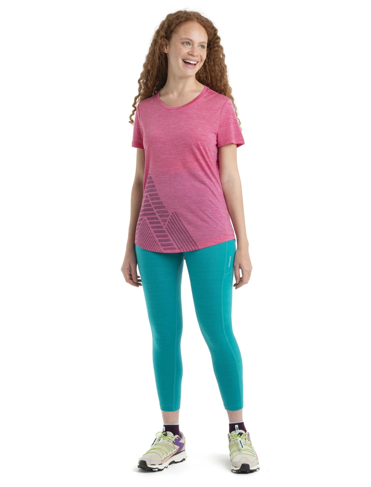 Womens 125 Cool-Lite™ Merino Sphere II Short Sleeve T-Shirt Peak Quest