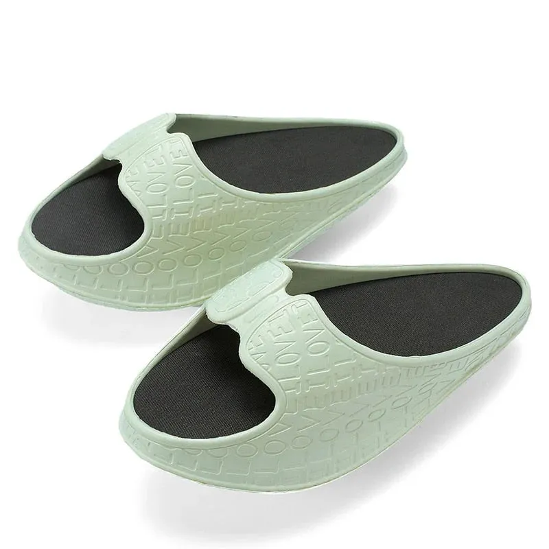 Women's Summer Style Solid Color Slide Slippers for Outdoor and Fitness